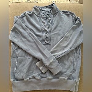 Aerie button crew neck